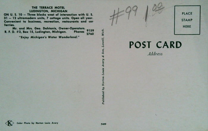 Terrace Motel - Vintage Postcard (newer photo)